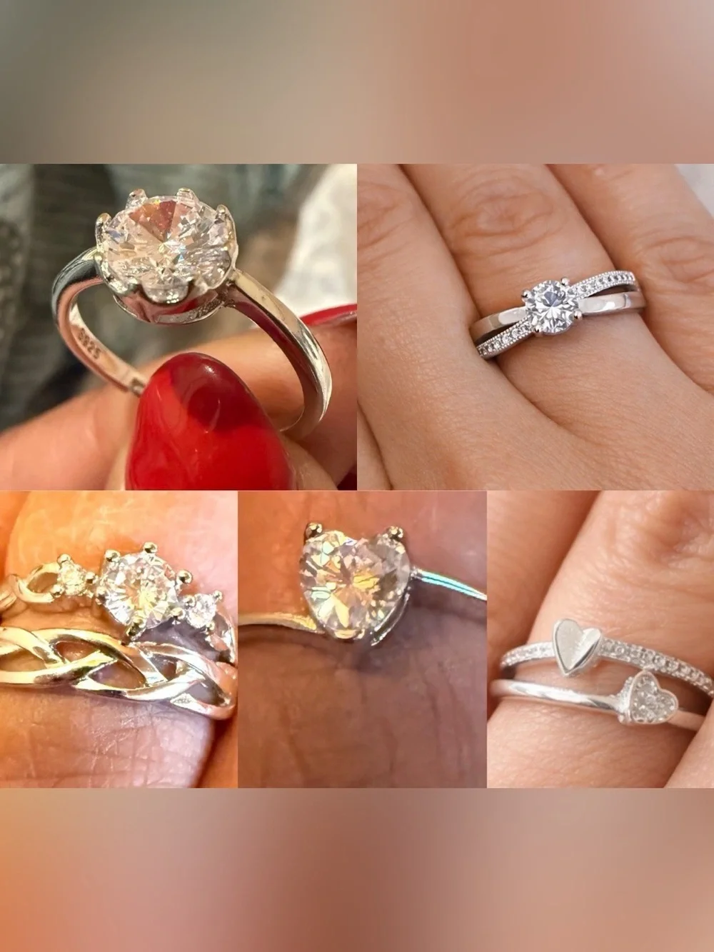 Huge 100 Pieces Jewelry Lot Adjustable Rings Crystal Reseller Bulk Lot Wholesale